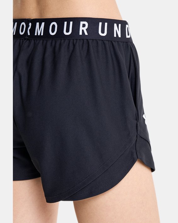 กางเกงขาสั้น UA Play Up Shorts 3.0 สำหรับผู้หญิง in Black image number 6